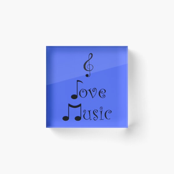 Item preview, I Love Music - Beatbox Blue designed and sold by Moonshine Paradise.