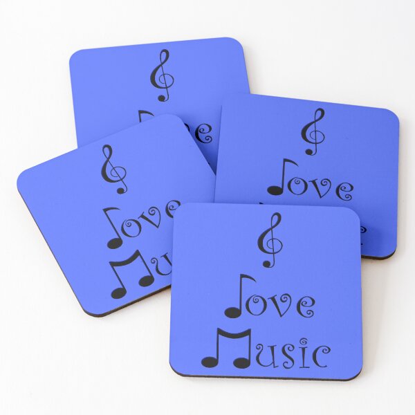 Item preview, I Love Music - Beatbox Blue designed and sold by Moonshine Paradise.
