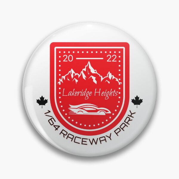 Item preview, Lakeridge Heights 1/64 raceway park logo designed and sold by Ajhdesign.