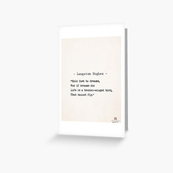 Artikel-Vorschau von Langston Hughes Zitat, designt und verkauft von epicpaper quotes.