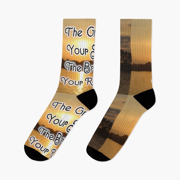 Item preview, The Greater Your Storm, The Brighter Your Rainbow - Inspirational Quote, Orange Sky Aesthetic Photography designed and sold by Lucidesigns.