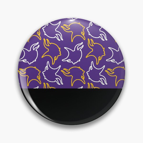 Item preview, Minnesota vikings pattern, purple background mask designed and sold by MicheleThorn.