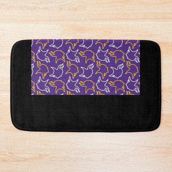 Item preview, Minnesota vikings pattern, purple background mask designed and sold by MicheleThorn.