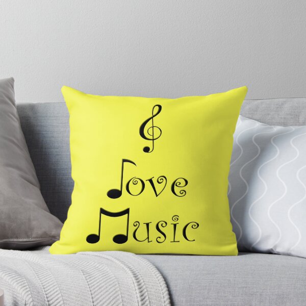 Item preview, I Love Music - Yodeling Yellow designed and sold by Moonshine Paradise.