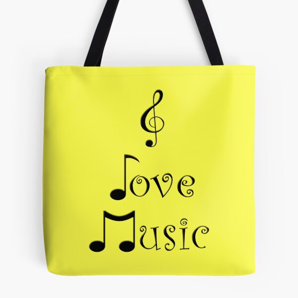 Item preview, I Love Music - Yodeling Yellow designed and sold by Moonshine Paradise.