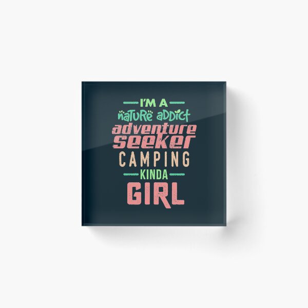 Item preview, Camping Kinda Girl designed and sold by VomHaus.