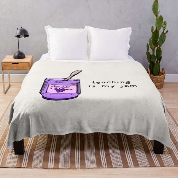 Item preview, teaching is my jam designed and sold by AprilCreations.