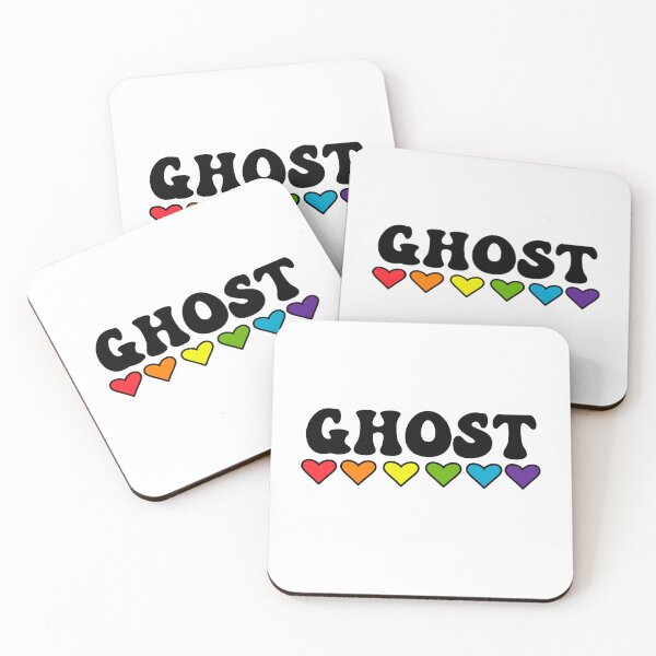 Item preview, Ghost Rainbow Hearts designed and sold by scurt-scurt.