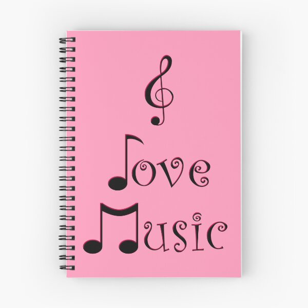 Item preview, I Love Music - Punk Pink designed and sold by Moonshine Paradise.