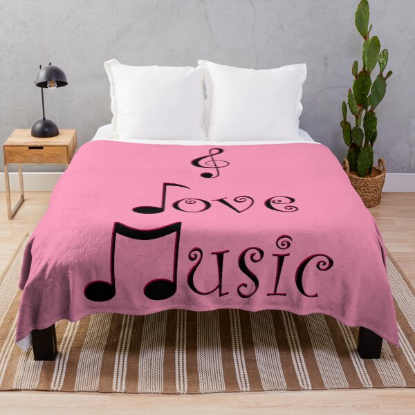Item preview, I Love Music - Punk Pink designed and sold by Moonshine Paradise.