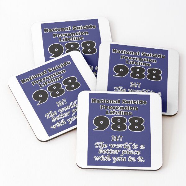 Item preview, National Suicide Prevention Lifeline 988 designed and sold by JoyOfHopeStore.