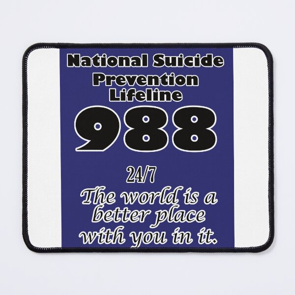 Item preview, National Suicide Prevention Lifeline 988 designed and sold by JoyOfHopeStore.