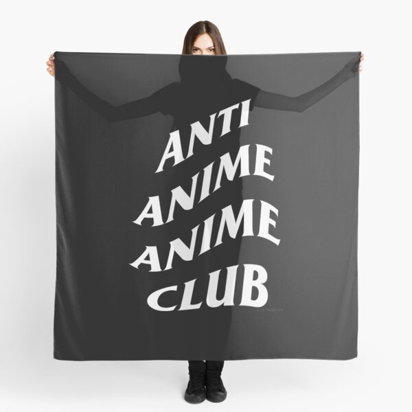 Anti Hype Scarves Redbubble - anti anime club with skull bandana roblox