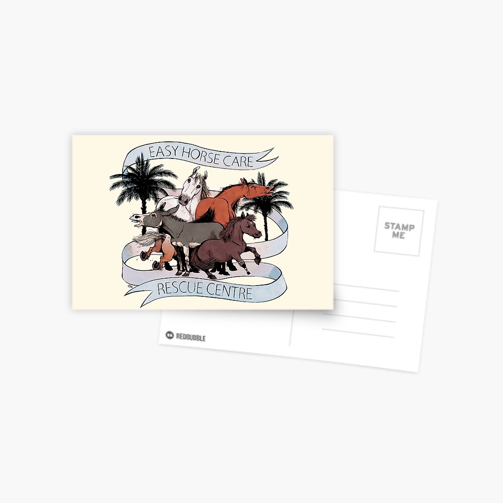 Aperçu de l'œuvre Carte postale créée et vendue par EasyHorseCare.