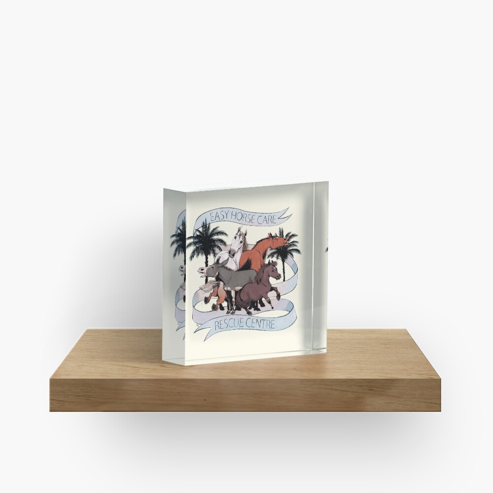 Aperçu de l'œuvre Bloc acrylique créée et vendue par EasyHorseCare.