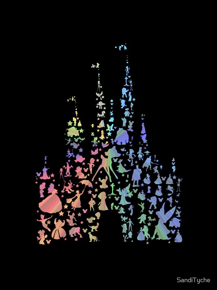 Happiest Castle On Earth (Rainbow Explosion) by SandiTyche