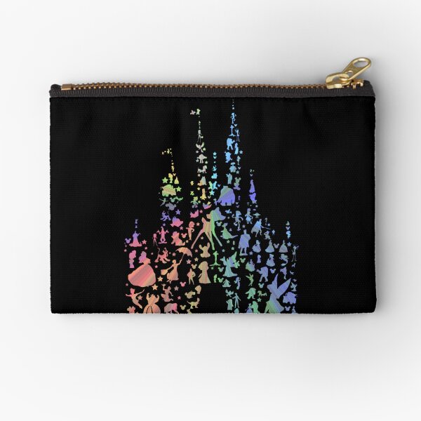 Happiest Castle On Earth (Rainbow Explosion) Zipper Pouch