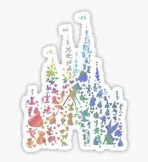 Happiest Castle On Earth (Rainbow Explosion) Sticker