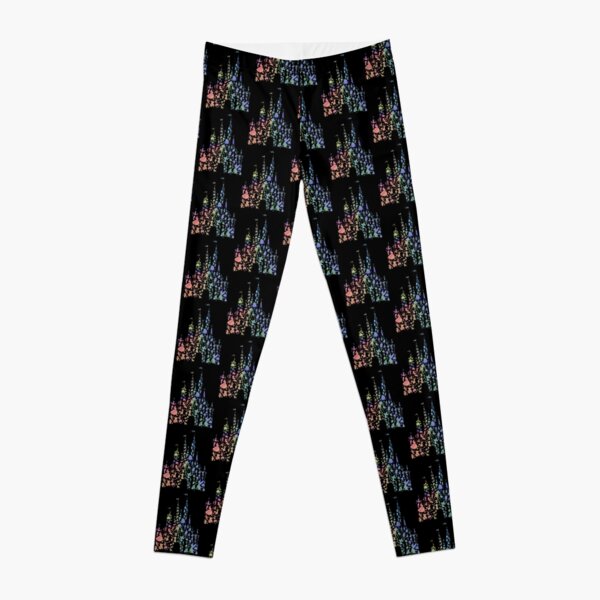 Happiest Castle On Earth (Rainbow Explosion) Leggings