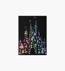 Happiest Castle On Earth (Rainbow Explosion) Art Board Print