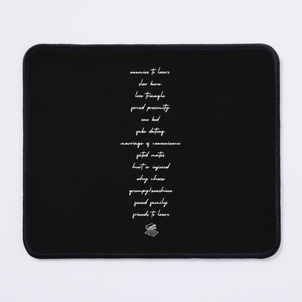 Item preview, List of Best Book Tropes - Bookish - White designed and sold by StickEmUpp.