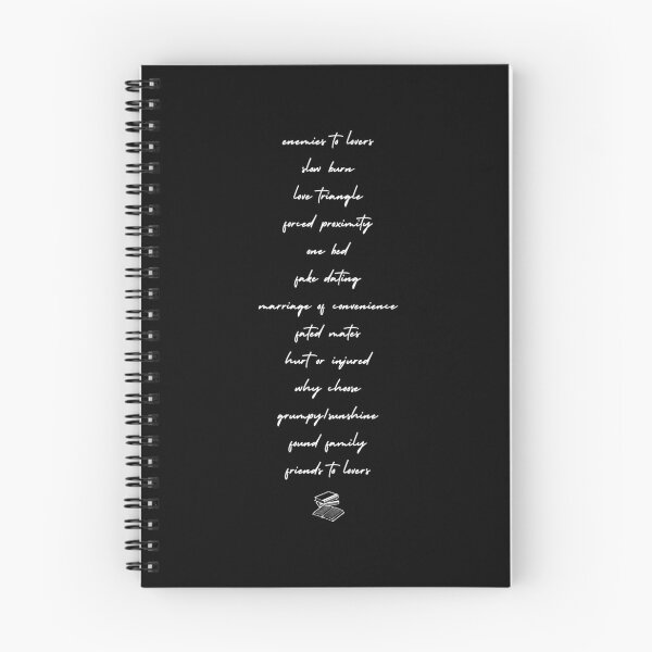 Item preview, List of Best Book Tropes - Bookish - White designed and sold by StickEmUpp.