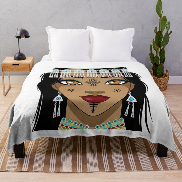 Femme amazighe Kabyle girl power Kabyle Plaid