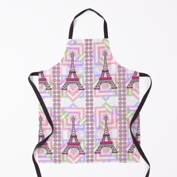 Item preview, The Colorful Eifel Tower in Seamless Pattern designed and sold by MyMemoriesArts.