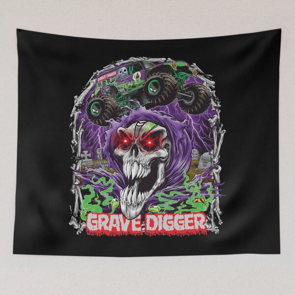 Item preview, Monster jam sepulturero monster truck fans regalo de arte designed and sold by MicheleThorn.