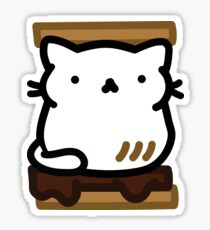 Marshmallow Bean: I am a toasted smore Sticker