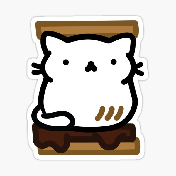 Marshmallow Bean: I am a toasted smore Sticker