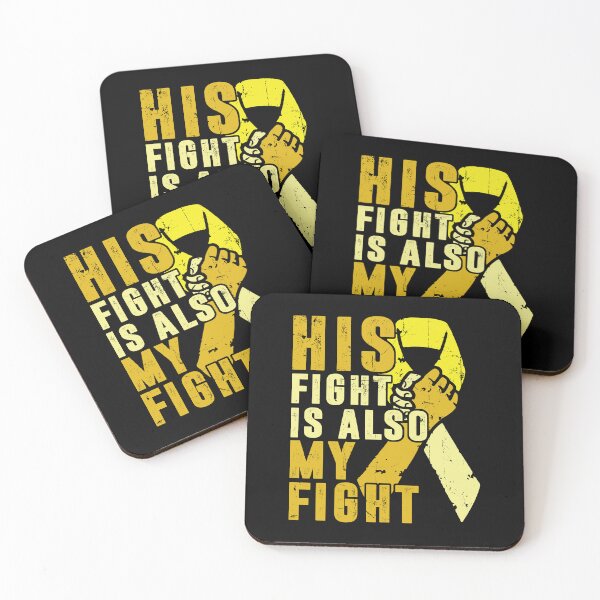 Item preview, His Fight Is Also My Fight Sarcoma Bone Soft Tissue Osteosarcoma Cancer Awareness designed and sold by yeatsheggej.