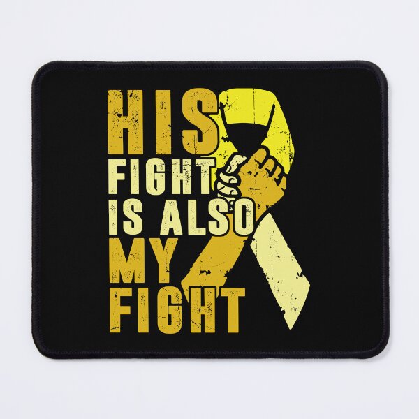 Item preview, His Fight Is Also My Fight Sarcoma Bone Soft Tissue Osteosarcoma Cancer Awareness designed and sold by yeatsheggej.