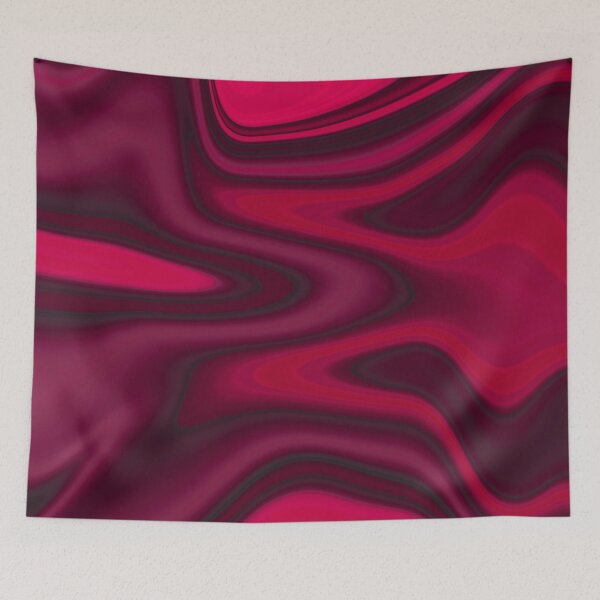 Item preview, Red black liquid marble  designed and sold by Emotionville.
