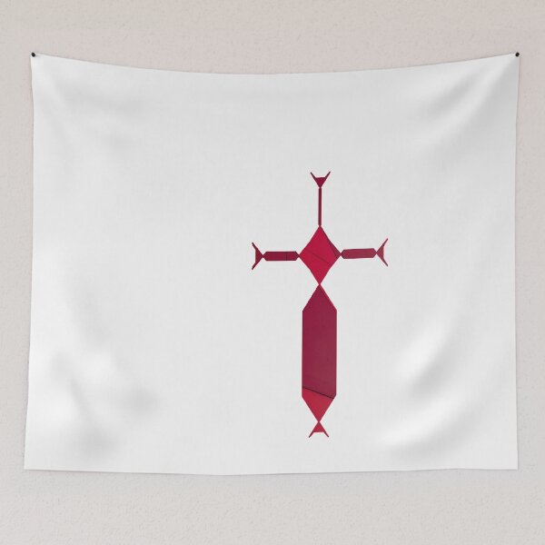Item preview, Cross Red Art - art designed and sold by MUSThaveprint.