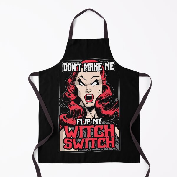 Item preview, Don't Make Me Flip My Witch Switch Halloween Pop Art Girl designed and sold by GrandeDuc.