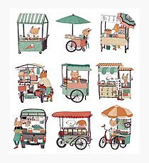Food vans of Thailand Photographic Print