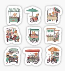 Food vans of Thailand Sticker