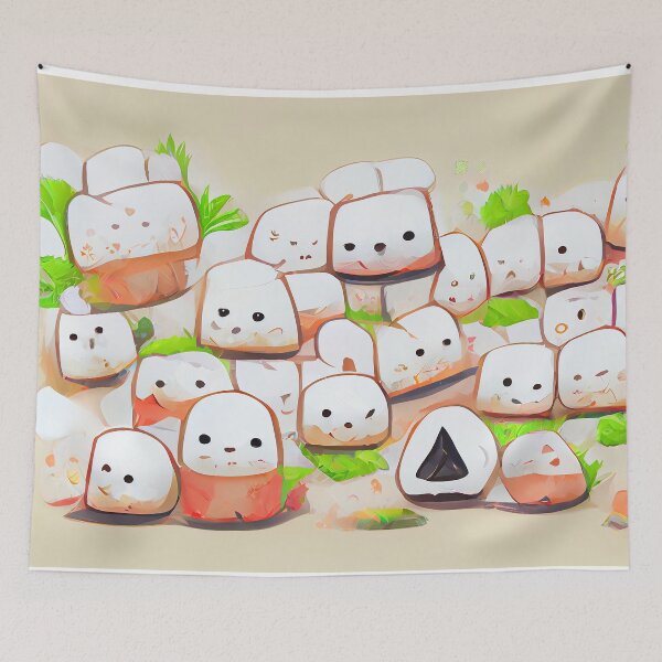 Item preview, Japanese Onigiri Gang - Created by Artificial Intelligence designed and sold by Created-by-AI.
