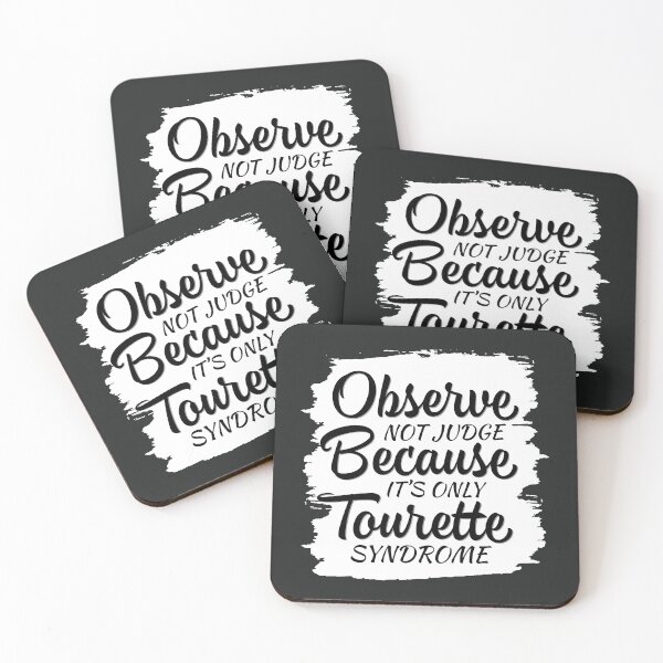 Item preview, Observe Not Judge It’s Only Tourette Syndrome, Tourettes Awareness designed and sold by MJDezigns.
