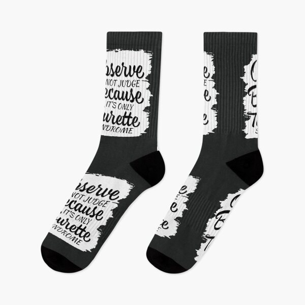 Item preview, Observe Not Judge It’s Only Tourette Syndrome, Tourettes Awareness designed and sold by MJDezigns.