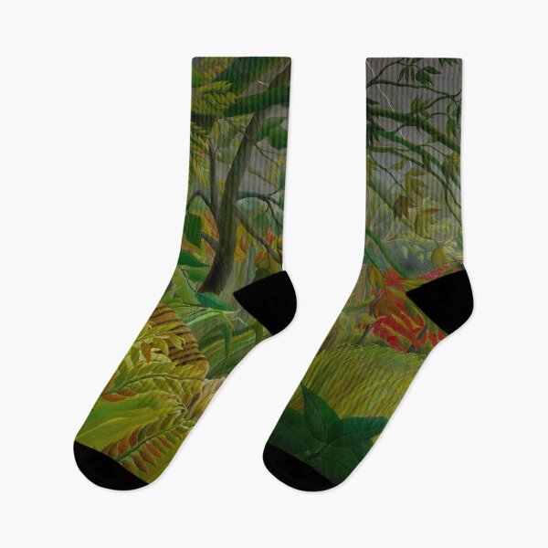 Item preview, Surprised! Tiger in a Tropical Storm - Henri Rousseau designed and sold by SimpleJoyStyle.