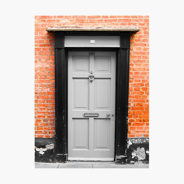 Grey Door Photographic Print
