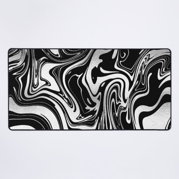 Item preview, Silver swirls with black and white designed and sold by FGCART.