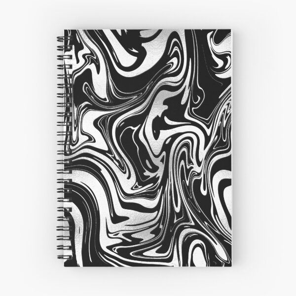 Item preview, Silver swirls with black and white designed and sold by FGCART.