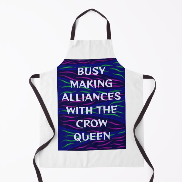 Item preview, Radical Feminist Humanist Quote - Busy Making Alliances With The Crow Queen designed and sold by LethalPixieDust.