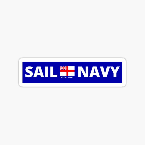 Item preview, SAIL NAVY ROYAL NAVY designed and sold by Bagsyrose.