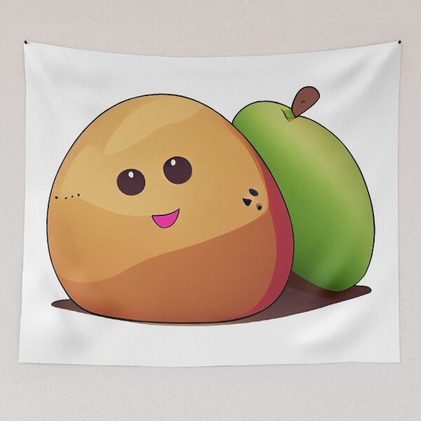 Item preview, Mango character emoji emoticon  - Created by Artificial Intelligence designed and sold by Created-by-AI.