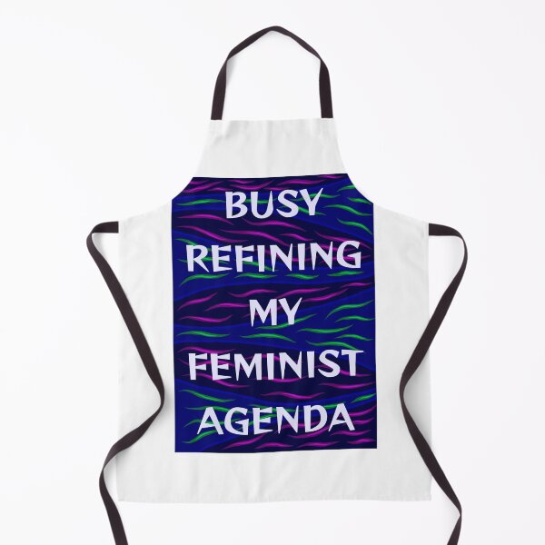 Aperçu de l'œuvre Citation humaniste féministe - Occupé à peaufiner mon agenda féministe créée et vendue par LethalPixieDust.