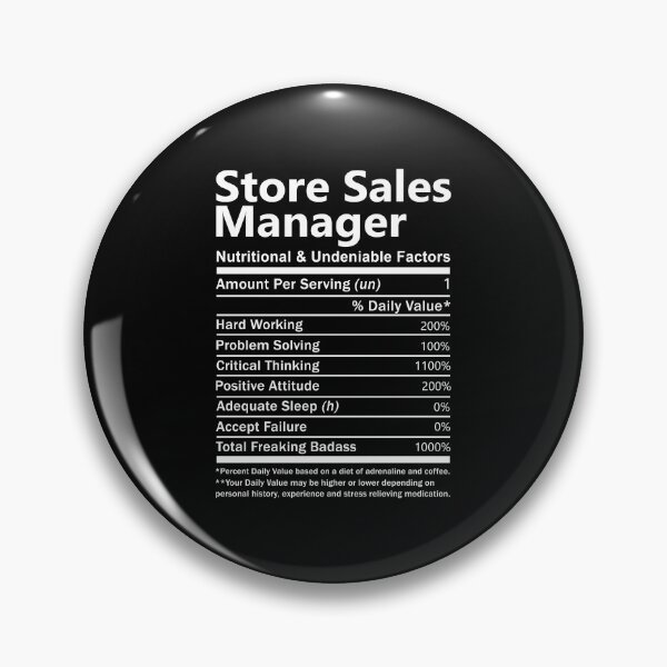 Item preview, Store Sales Manager T Shirt - Nutritional And Undeniable Factors Gift Item Tee designed and sold by alishabvrstella.